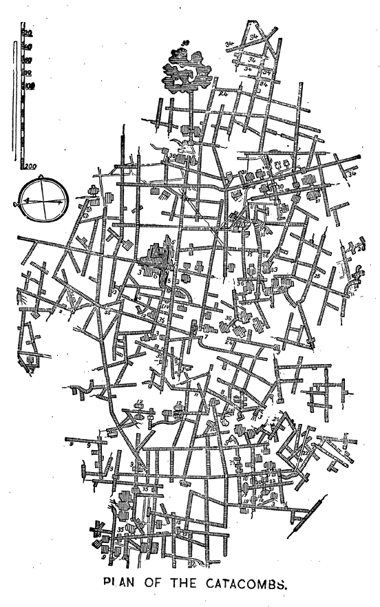 Plan of the Catacombs