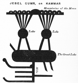 MOUNTAINS OF THE MOON.—MASSOUDI, 11TH CENTURY.