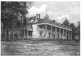 MOUNT VERNON, THE HOME OF WASHINGTON.